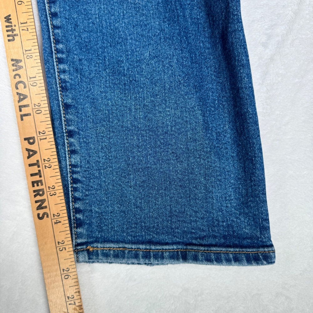 Levis Ribcage Straight Ankle Jeans Blue Denim Button Fly W25 L27 72693-0121 - Picture 10 of 10